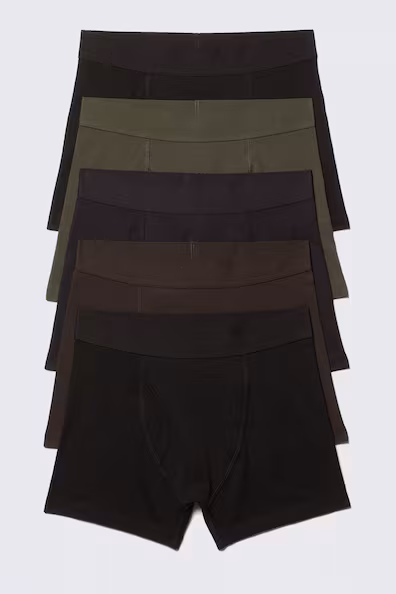 Набор из 5 пар мужских боксеров- Заказать в России