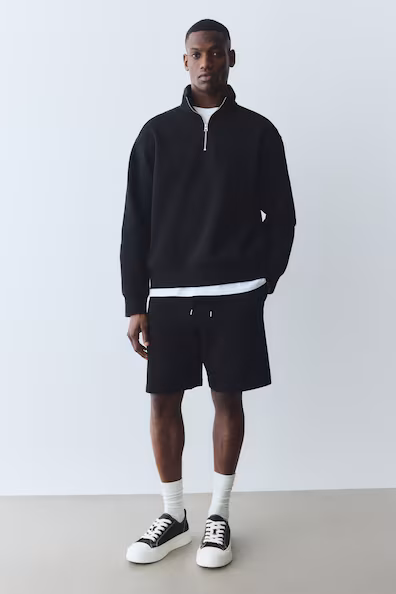 Укороченные шорты RELAXED FIT- Заказать в России