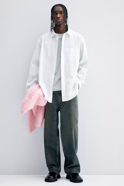 Рубашка в стиле RELAXED FIT- Заказать в России