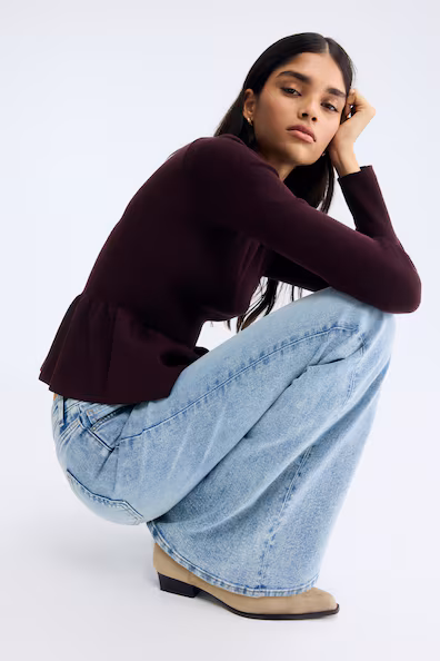 Баска свитера из рубчика