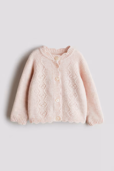 Джемпер из трикотажа с волнистыми краями- Заказать в России