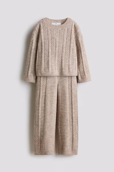 Набор из 2-х предметов из вязаного полотна