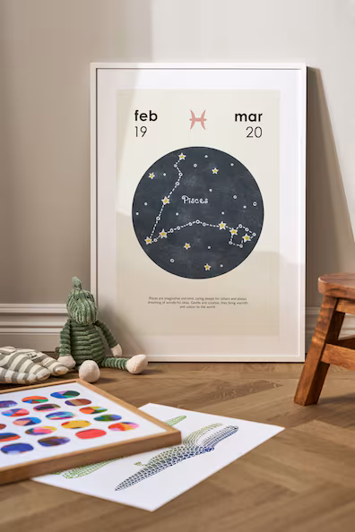 Плакат знака зодиака H&M- Заказать в России