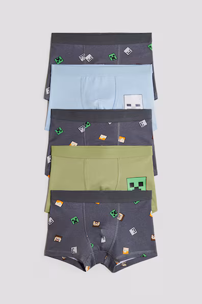 Набор из 5 боксеров- Заказать в России