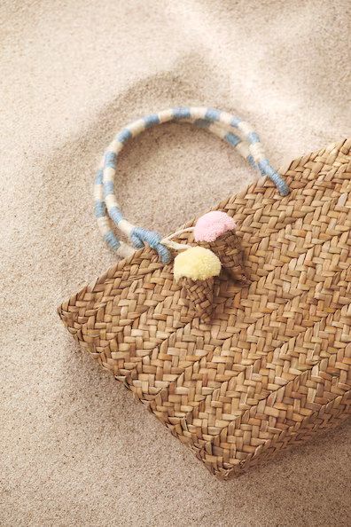 H&M Сумка-шоппер из плетенки