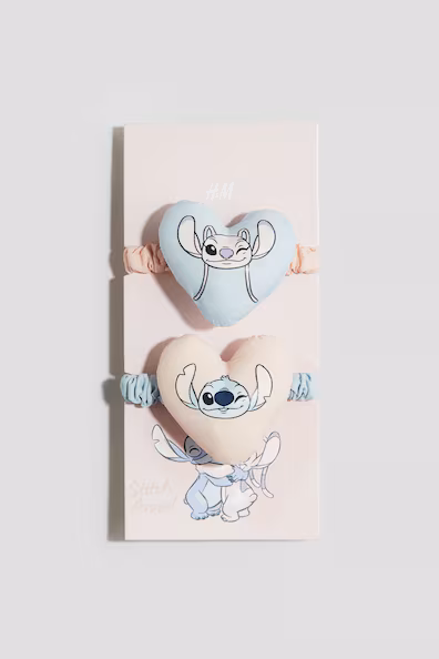 H&M Комплект из 2 резинок для волос с аппликацией