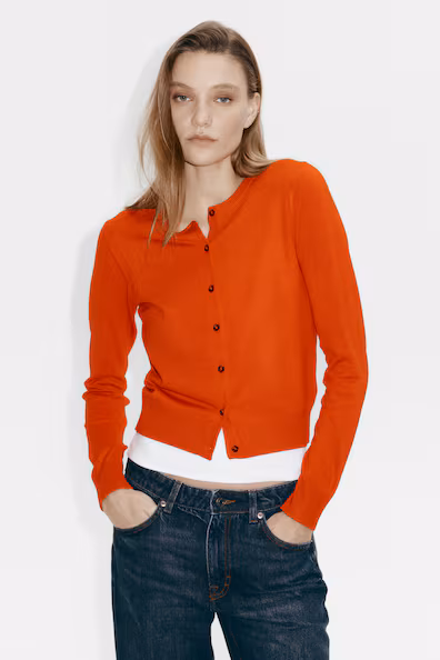 Тонкий вязаный свитер- Заказать в России