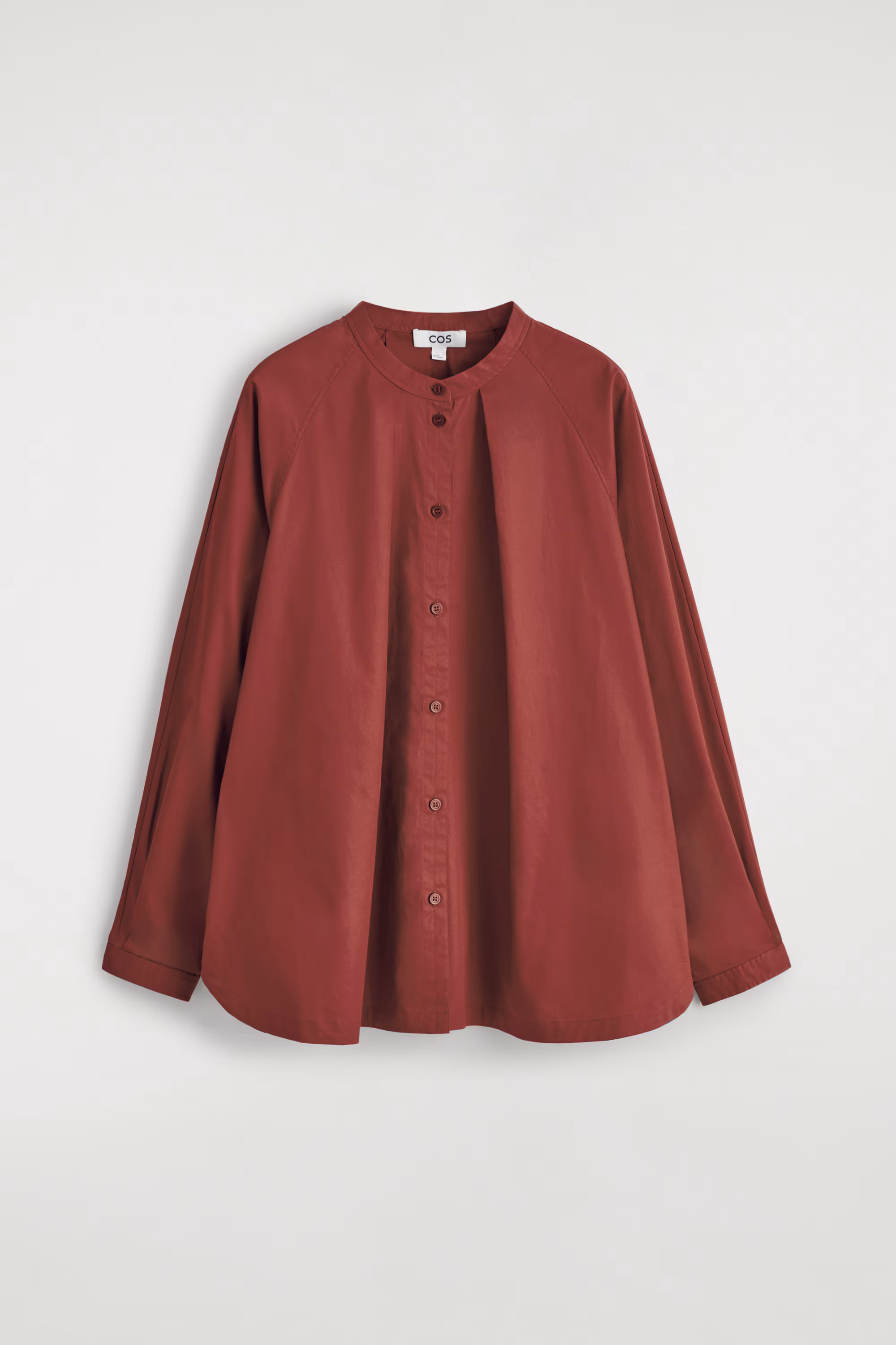 Рубашка из хлопка с класическим воротником- Заказать в России