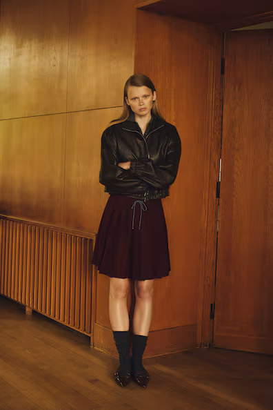 Мини-юбка с воланами- Заказать в России