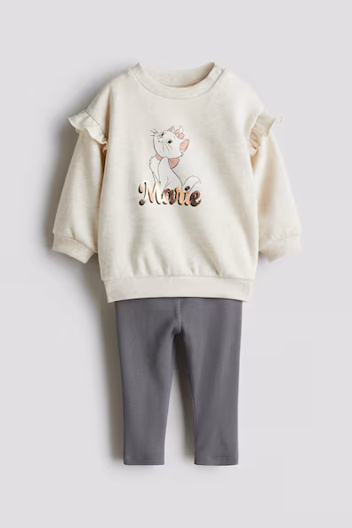 H&M Комплект из 2 предметов с принтом