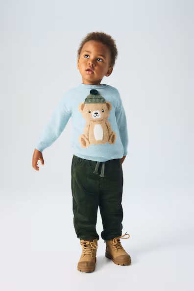 H&M Брюки из хлопковой вельветовой ткани