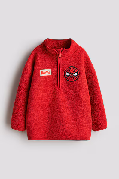 Плюшевый свитшот с молнией- Заказать в России