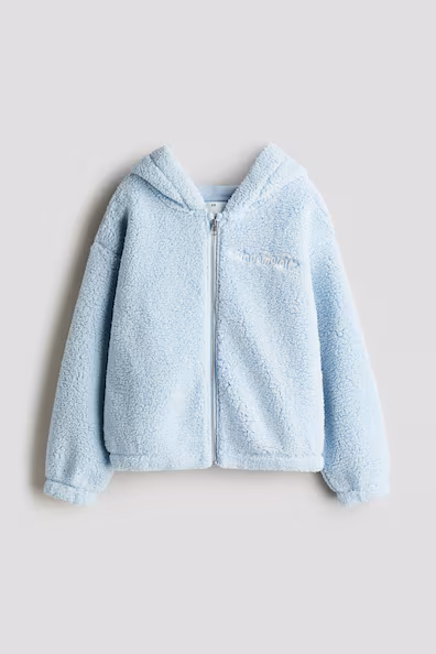 Плюшевый худи с молнией и капюшоном- Заказать в России