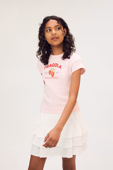 Юбка с оборками из жерси- Заказать в России