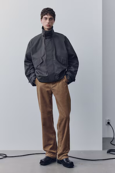 Пальто с трубчатым воротником- Заказать в России