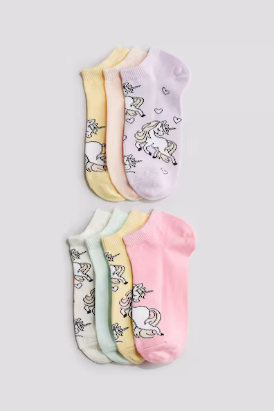 Набор из 7 пар носков до щиколотки- Заказать в России