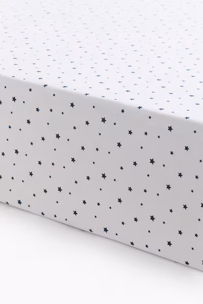 H&M Простынь-чехол из хлопка с узором