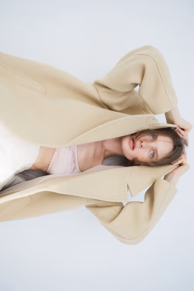 H&M Длинное оверсайз пальто из шерстяной смеси