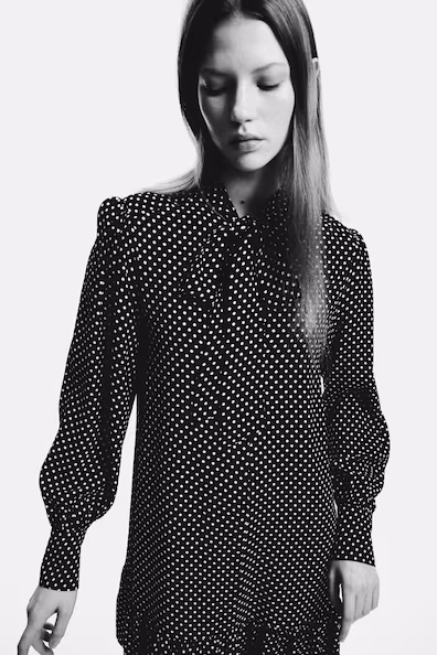 Платье-туника с завязкой