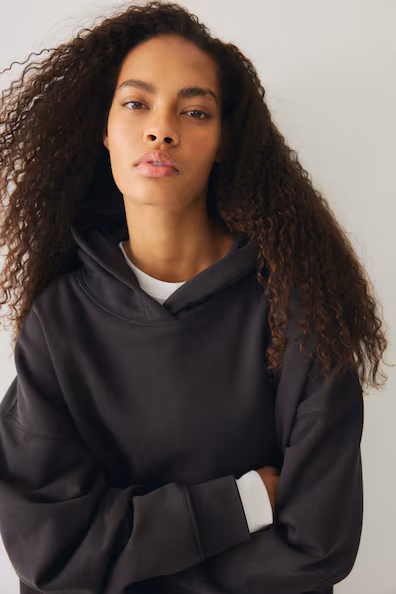 H&M Худи с капюшоном свободного кроя