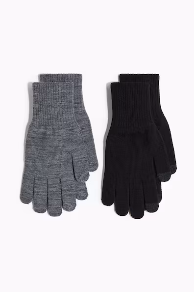 Набор из 2 перчаток для сенсорных экранов