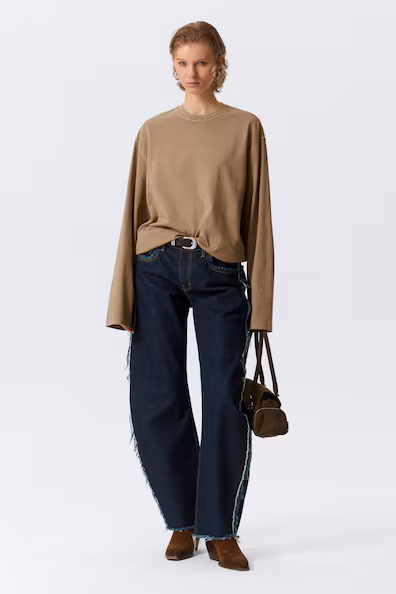 H&M Свитер с длинными рукавами свободного кроя