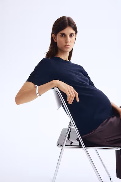 MAMA свитер из тонкой вязаной ткани- Заказать в России