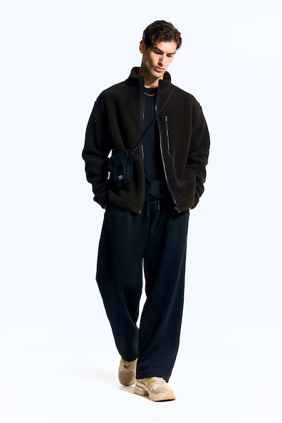 Спортивное пальто из меха REGULAR FIT- Заказать в России