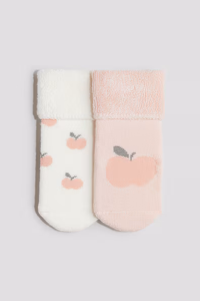 Набор из 2 пар носков из турецкого плюша