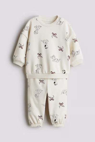 Набор из 2 предметов из ткани с принтом на молнии- Заказать в России