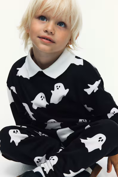 Комплект из 2-х деталей в принтованном мольтоне