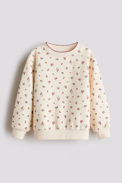 Свитшот с принтом и начесом на внутренней стороне- Заказать в России