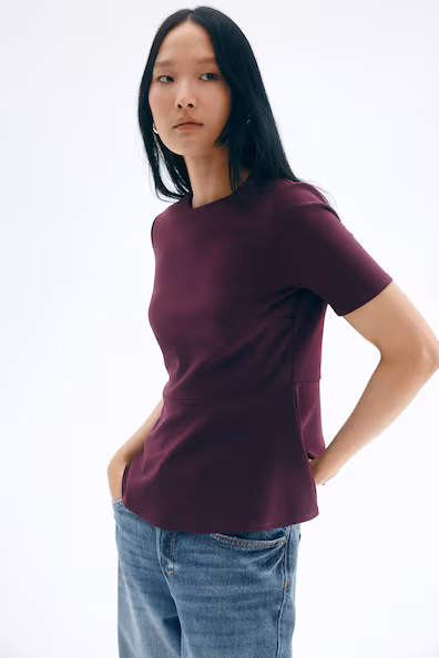 Свитер с баской- Заказать в России