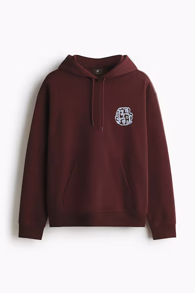 H&M Худи с капюшоном и принтом свободного кроя купить с доставкой.