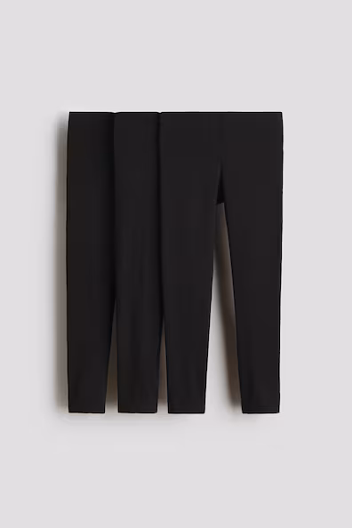 Пакет из 3 леггинсов из хлопкового джерси- Заказать в России