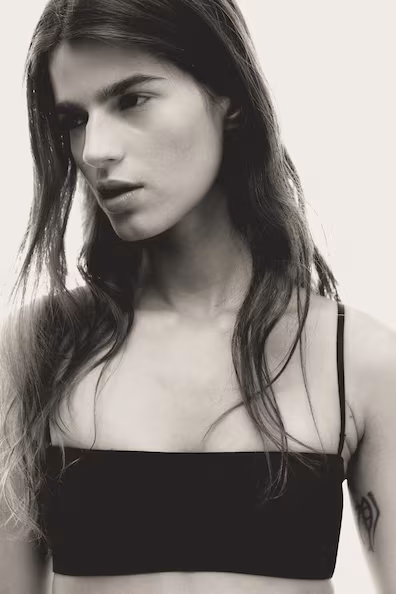 Подушечный бандо бра из джерси- Заказать в России