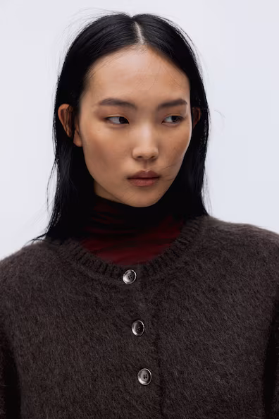 H&M Кардиган из смесовой шерсти мохер