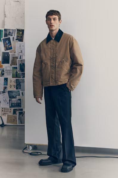 Брюки BOOTCUT из шерстяной смеси- Заказать в России