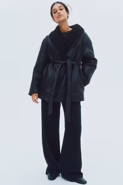 H&M Пальто двустороннее кашемировое