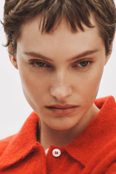 Поло из смесовой мохера- Заказать в России