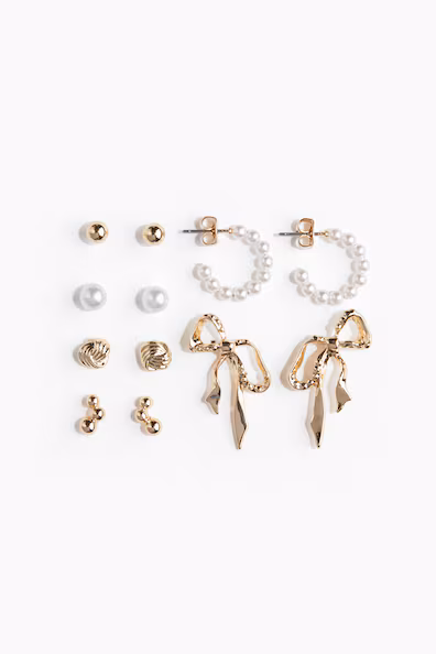 6 пар сережек- Заказать в России