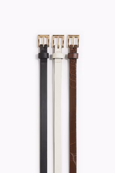 Набор из 3 узких ремней- Заказать в России