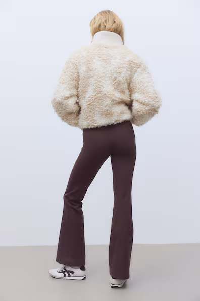 Лосины для спорта с расширенными штанинами из флиса с технологией SOFTMOVE™- Заказать в России