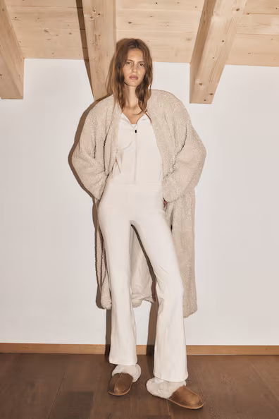 Лосины для спорта с расширенными штанинами из флиса с технологией SOFTMOVE™- Заказать в России