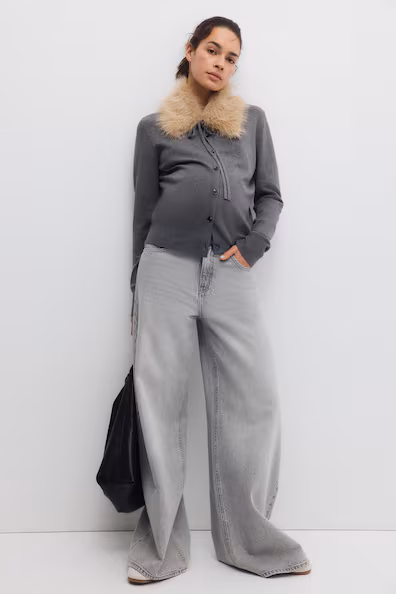 MAMA пальто с воротником- Заказать в России