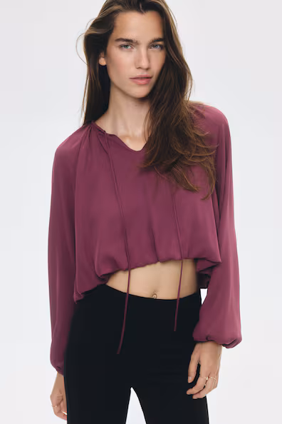 Топ с нижней частью в стиле баски- Заказать в России