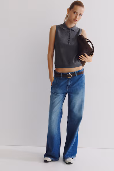 Широкие стандартные джинсы- Заказать в России