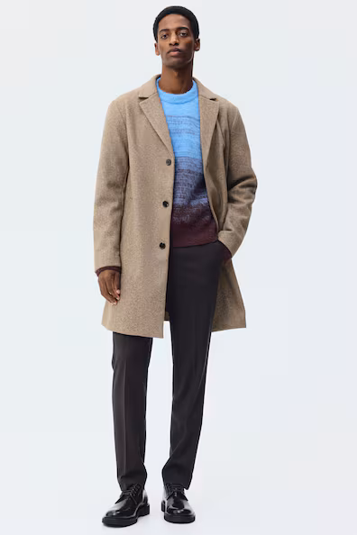 Пальто с пуговичной застежкой