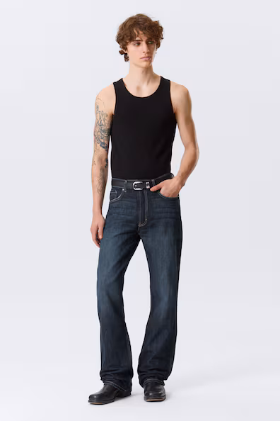 Джинсы MERCURY MID RISE RELAXED BOOTCUT LEG- Заказать в России