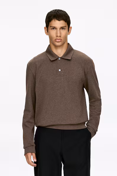 Поло из хлопка и лиоцелла